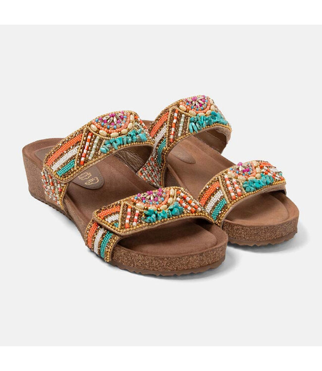 Lazamani | Dames | Slippers | Multi  (LA75002 Multi)