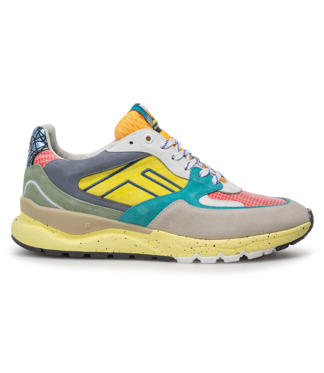Floris van Bommel | Heren | Sneakers | Yellow (10243-70-02)