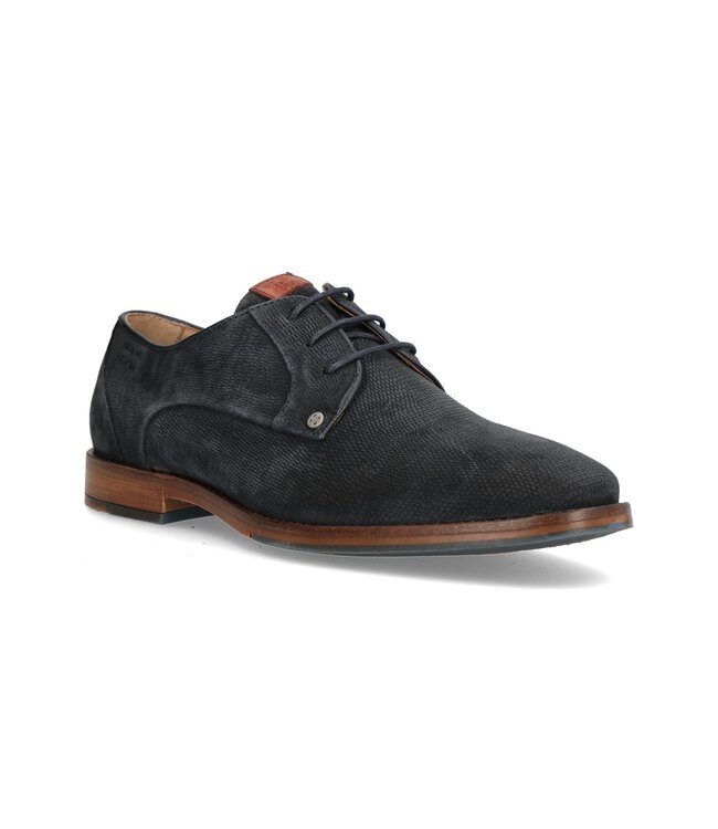 Berkelmans | Heren | Veterschoen | Blauw Suède (2620084466)