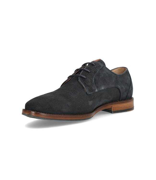 Berkelmans | Heren | Veterschoen | Blauw Suède (2620084466)