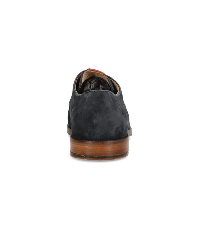 Berkelmans | Heren | Veterschoen | Blauw Suède (2620084466)