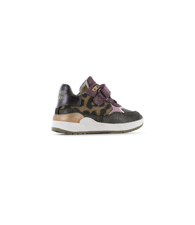 Shoesme | Meisjes | Klittenband Sneakers | Dark Brown Bordeaux (ST26W008-A)