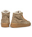 Floris van Bommel | Dames | Halfhoge Sneakers | Taupe (10175-34-01)