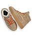 Floris van Bommel | Dames | Halfhoge Sneakers | Taupe (10175-34-01)