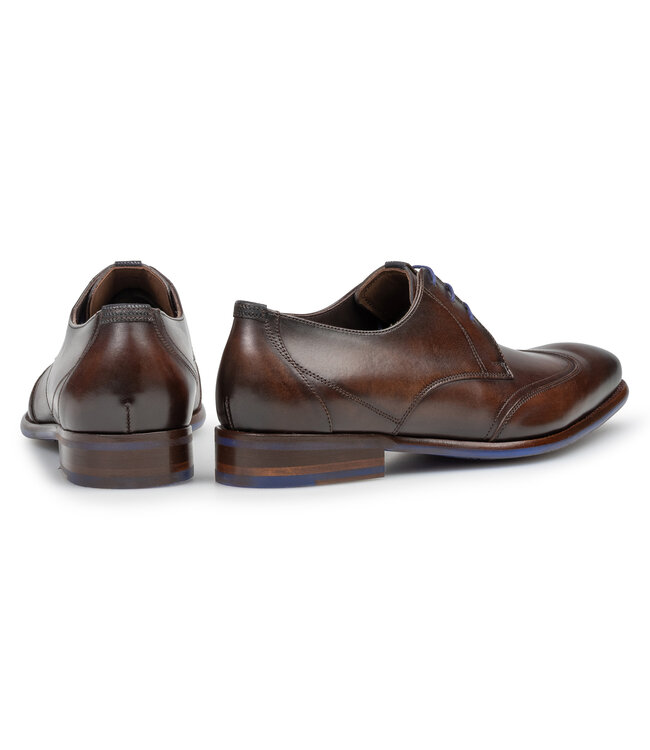 Floris van Bommel | Heren | Veter Schoenen | Dark Brown (30173-21-02)