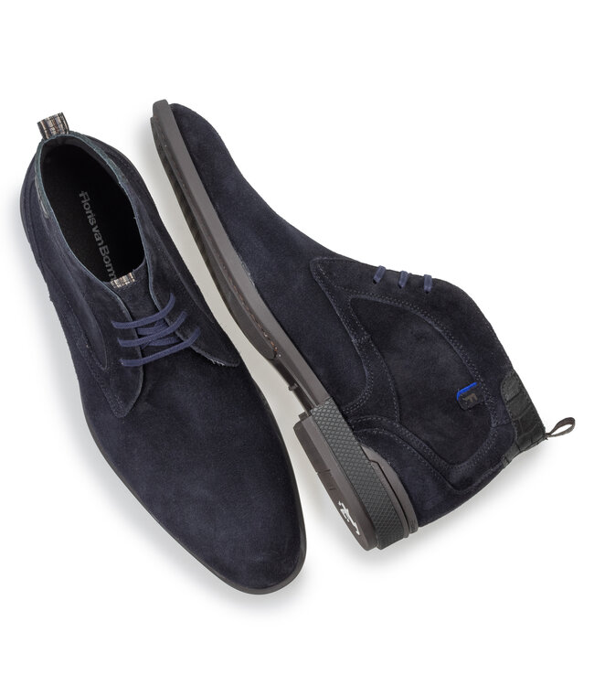 Floris van Bommel | Heren | Veter Boots | Dark Blue (50165-41-02)