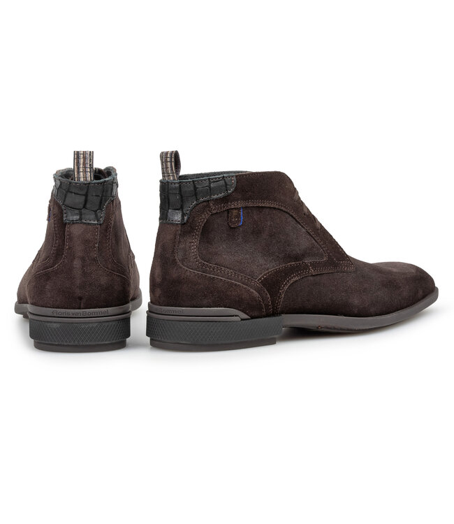 Floris van Bommel | Heren | Veter Boots | Dark Brown (50165-21-01)