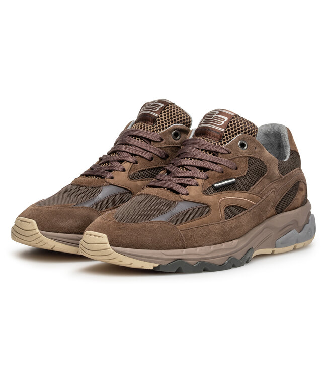Floris van Bommel | Heren | Sneakers | Taupe (10258-34-02)