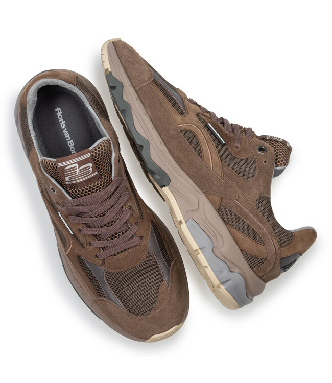 Floris van Bommel | Heren | Sneakers | Taupe (10258-34-02)