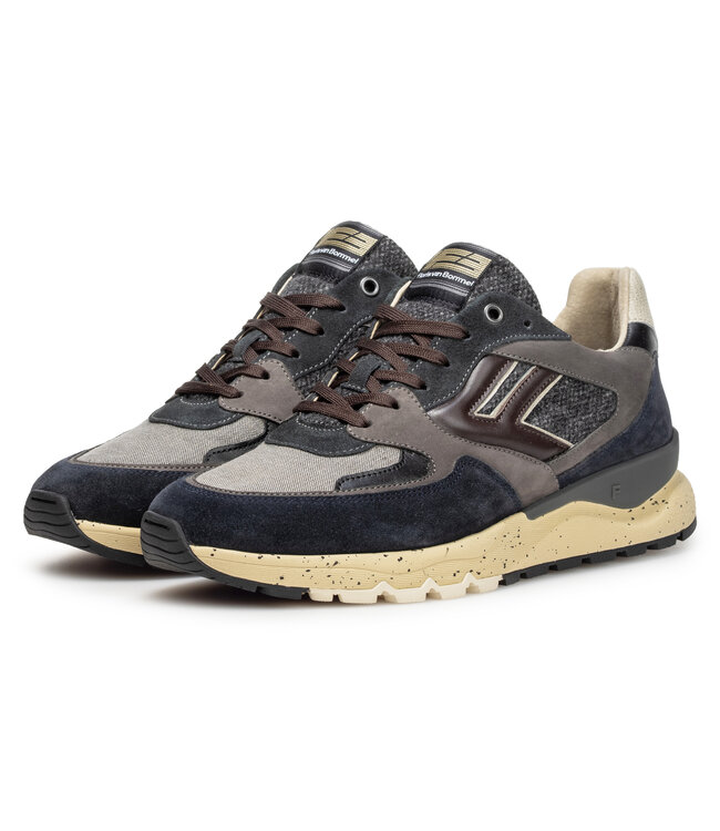 Floris van Bommel | Heren | Sneakers | Blue (10154-40-03)