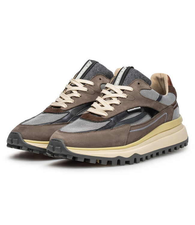 Floris van Bommel | Heren | Sneakers | Taupe (10172-34-02)