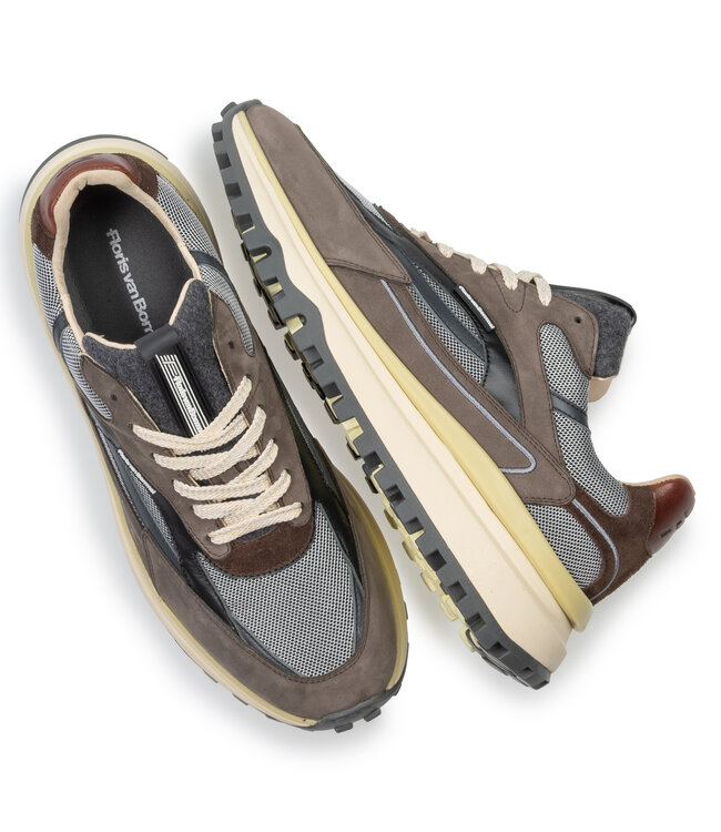 Floris van Bommel | Heren | Sneakers | Taupe (10172-34-02)
