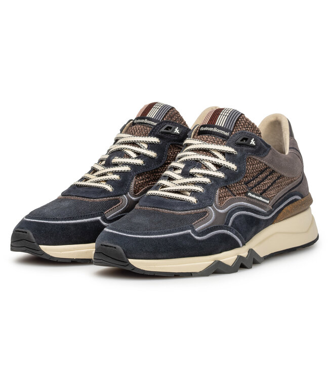 Floris van Bommel | Heren | Sneakers | Dark Blue (10198-41-01)