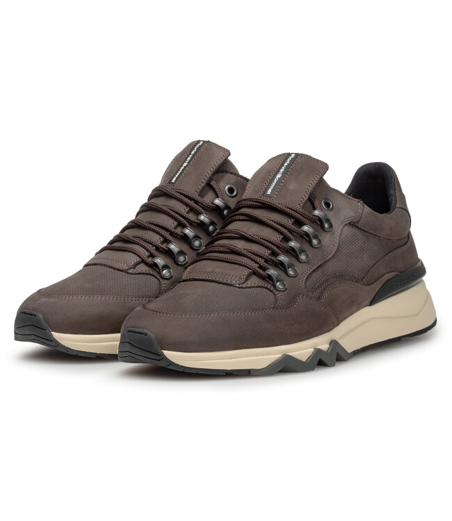 Floris van Bommel | Heren | Sneakers | Dark Brown (10135-21-01)