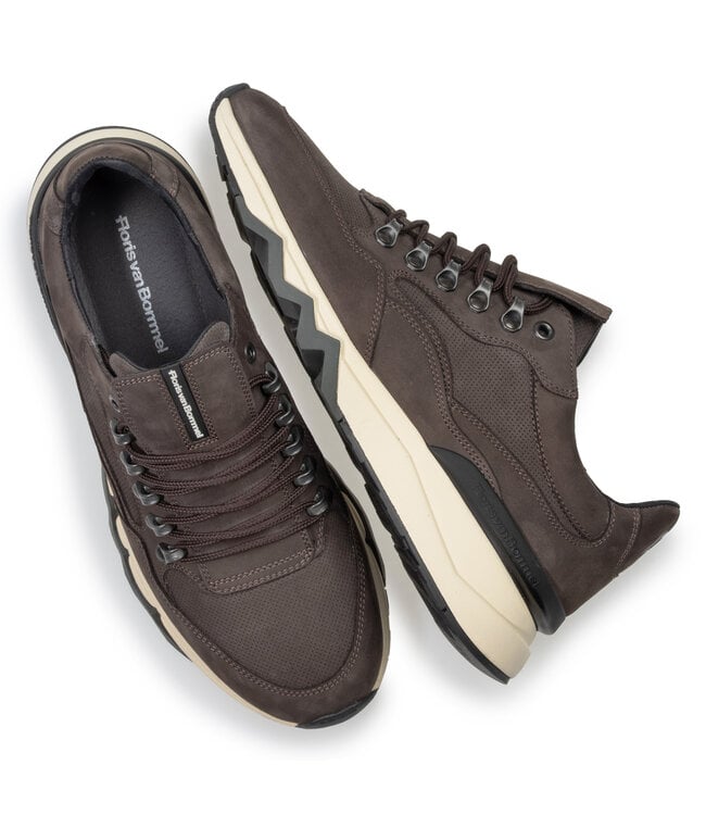 Floris van Bommel | Heren | Sneakers | Dark Brown (10135-21-01)