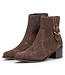 Floris van Bommel | Dames | Korte Laarzen | Dark Brown  (50065-21-04)