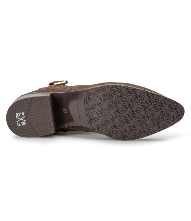 Floris van Bommel | Dames | Korte Laarzen | Dark Brown  (50065-21-04)
