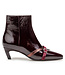 Floris van Bommel | Dames | Korte Laarzen | Dark Red  (50095-81-01)