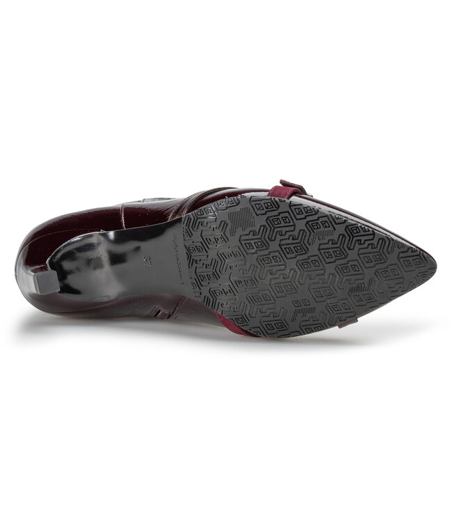 Floris van Bommel | Dames | Korte Laarzen | Dark Red  (50095-81-01)