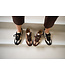 Babouche | Dames | Sneakers | Dark Brown/Noce/Gold (Saffa-219)
