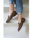 Babouche | Dames | Loafers | Leopard / Dark Brown (G-Filly-59)