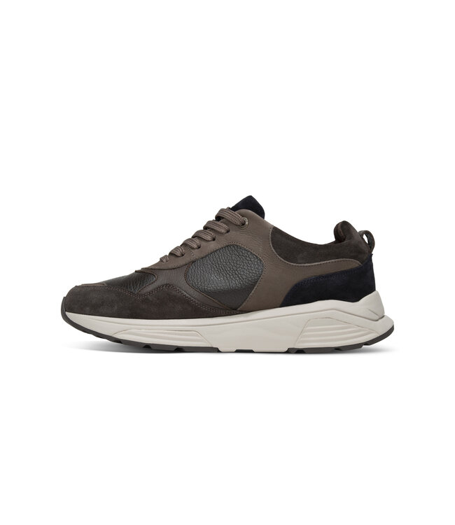 Xsensible | Heren | Sneakers | Dark Brown Combi (33201.4 360)