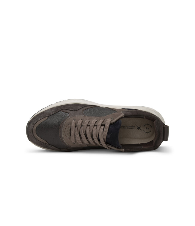 Xsensible | Heren | Sneakers | Dark Brown Combi (33201.4 360)