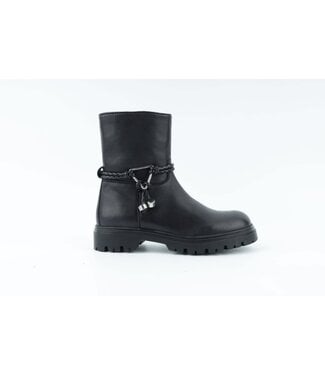 Hip Hip | Meisjes | Korte Laarzen | Zwart Combi (H1013-264-10CO)