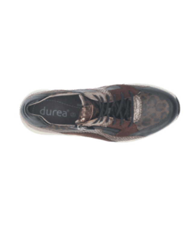 Durea | Dames | Sneakers | Zwart / Taupe (6318 608 2264 K)
