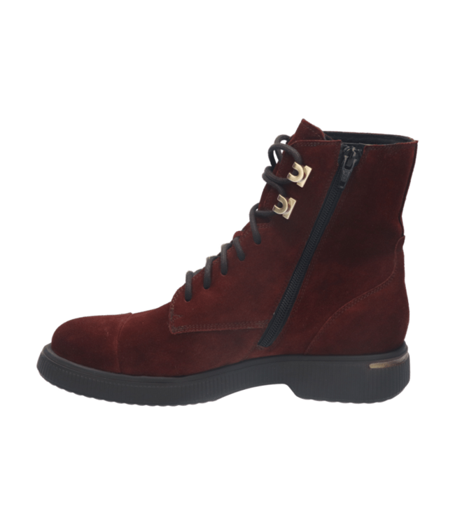 Durea | Dames | Veter Boots | Bordo (9837 838 1762 K)