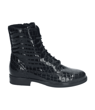 Durea Durea | Dames | Veterboots | Zwart (9826 838 1899 K)