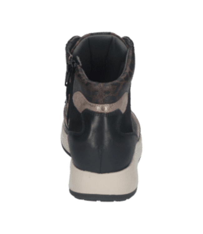 Durea | Dames | Veterboots | Zwart / Smog (9842 609 2284 M)