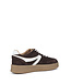 Babouche | Dames | Sneakers | Dark Brown/Gold (Gigi-165)