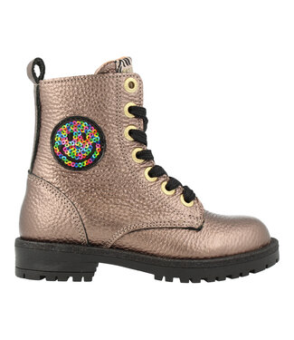 Develab Develab | Veter Boots | Meisjes | Bronze (47188 371)