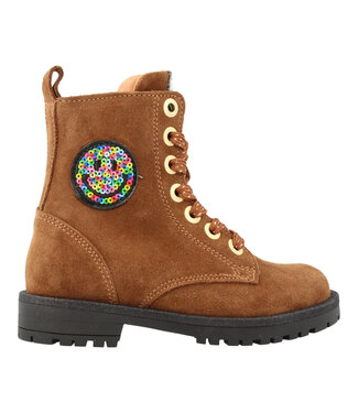 Develab Develab | Veter Boots | Meisjes | Cognac (47188 753)