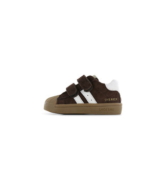 Shoesme Shoesme | Jongens | Klittenband Sneakers | Donkerbruin Combi (BS26W001-I)