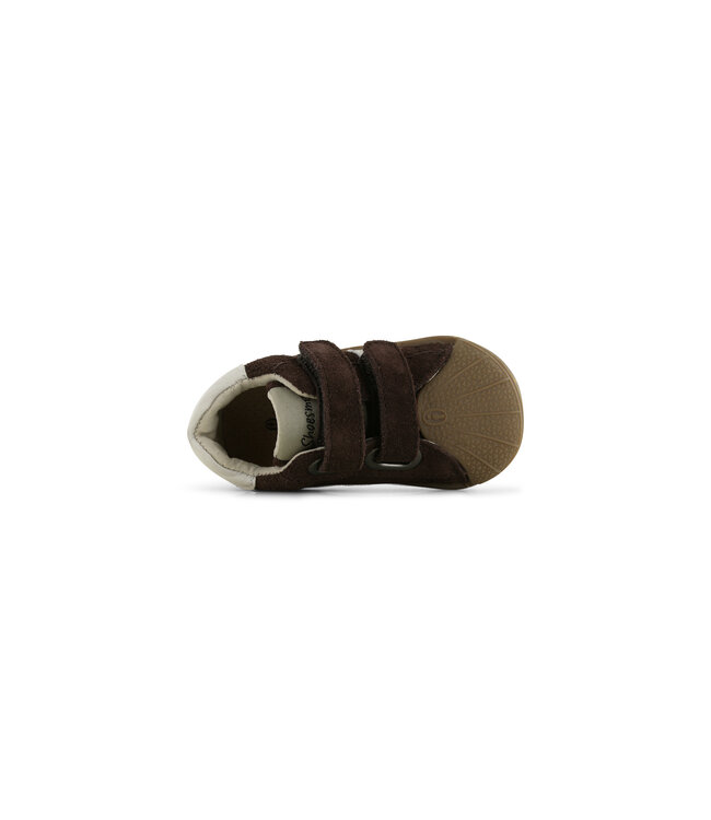 Shoesme | Jongens | Klittenband Sneakers | Donkerbruin Combi (BS26W001-I)