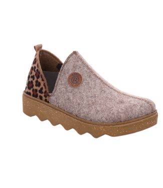 Rohde Rohde | Dames | Pantoffels | Linen / Leopard (6106 17)