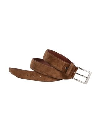 Officine Napoli Officine Napoli | Accessoires | Herenriemen | Brandy Suède (2035 Brandy)