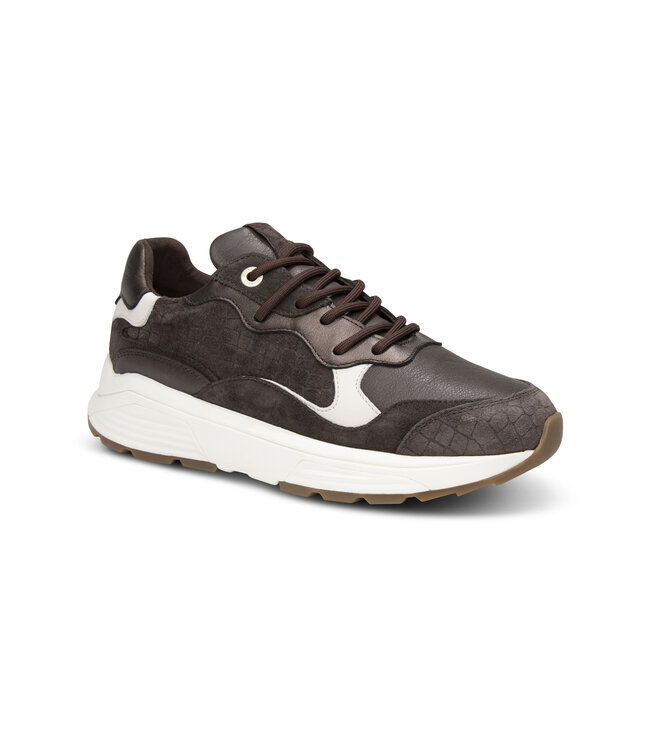 Xsensible | Dames | Sneakers | Dark Brown Fantasy (33011.3 383)