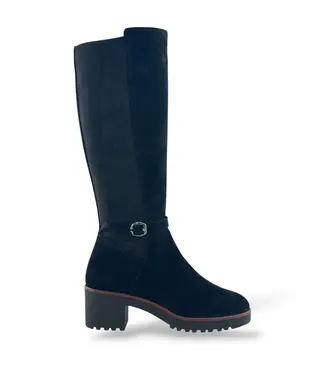 DLSport DL Sport | Dames | Lange Laars | Velour Nero (7215 Zwart)