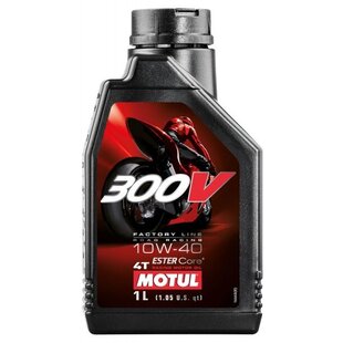 MOTUL 300V Factory Line Road Racing 4T Motor Oil - 10W40