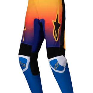 Alpinestars 2025 Fluid Wurx Crossbroek Multicolor Geel / Oranje / Blauw / Paars