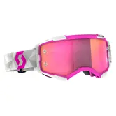 Crossbril Goggle Fury Jorge Prado 61 wit/roze