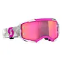 Crossbril Goggle Fury Jorge Prado 61 wit/roze
