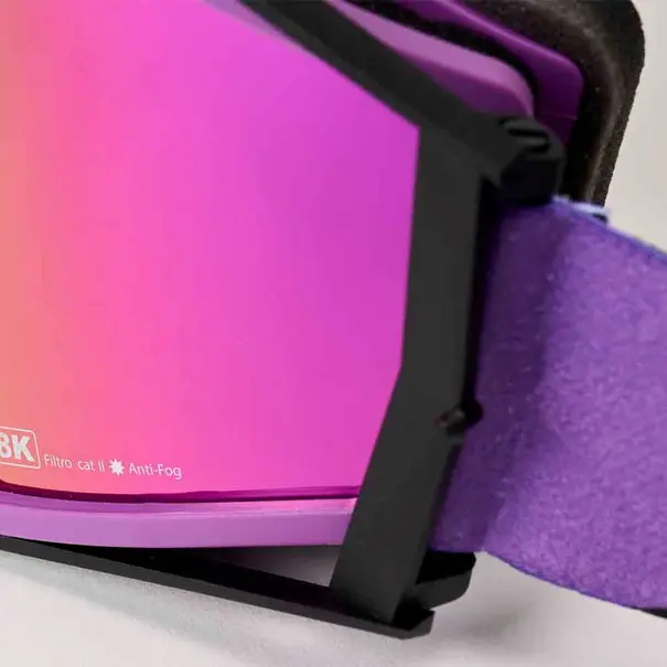 ARIETE Ariete 8K – Carbon Neutrale Enduro Goggle met Purple Multi-Layer Lens