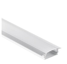 LED inbouw profiel inclusief klikafdekking 23,07mm x 5,91mm - 08ALU