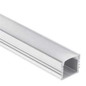 LED profiel inclusief klikafdekking 16,8mm x 13,01mm - 02ALU