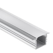 LED inbouw profiel inclusief klikafdekking 23,07mm x 13,47mm - 03ALU