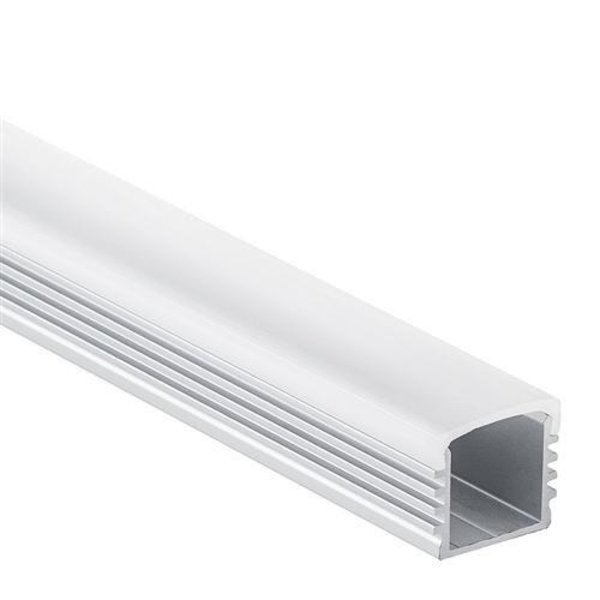 Luksus LED profielen LED strip profiel inclusief opaal klikafdekking 16,8mm x 13,01mm - 05.1ALU